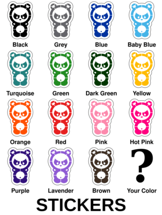 Dangerous Panda Stickers